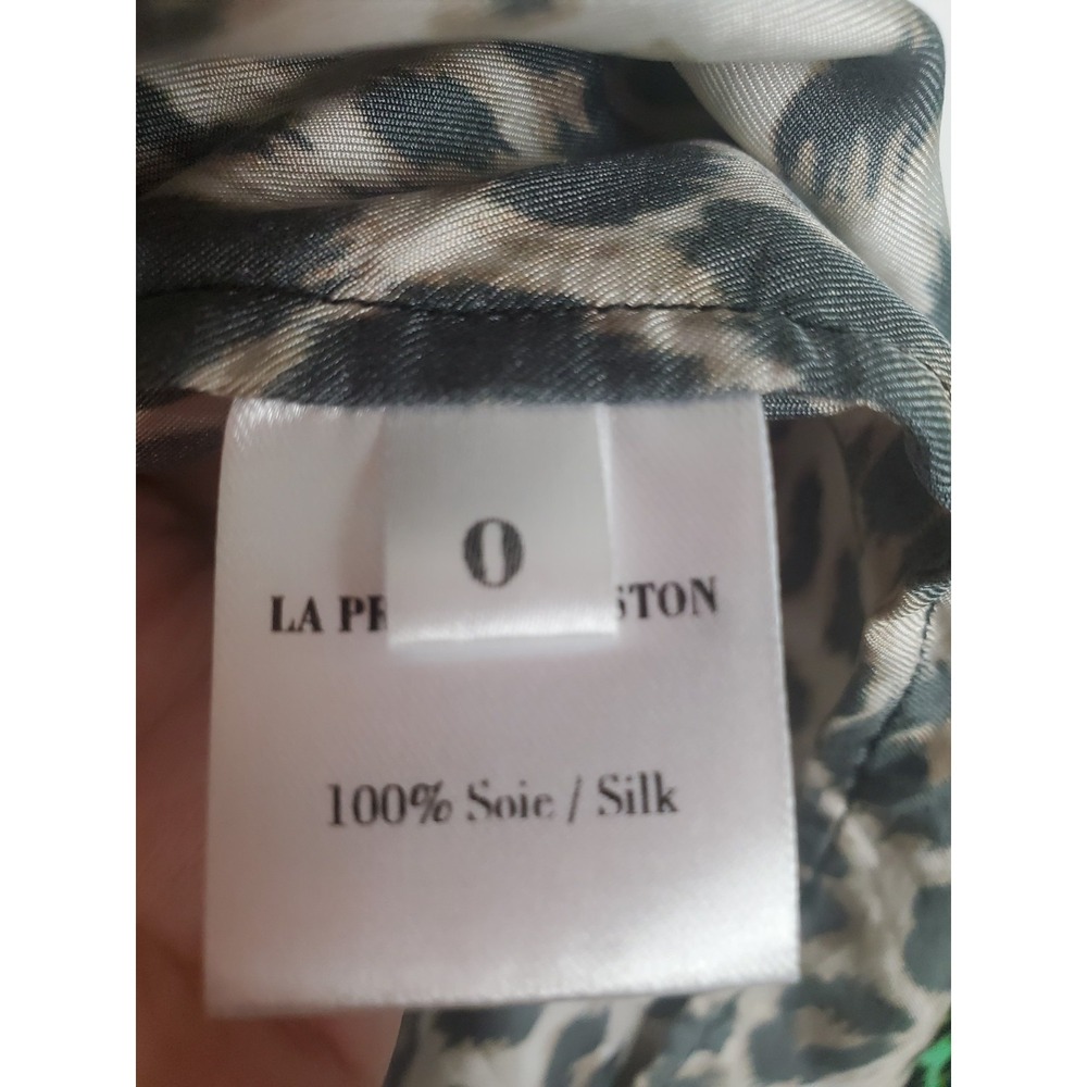 la Prestic Quiston women's leopard-print suit, 100% silk, size M Kimono-pants - Picture 15 of 16